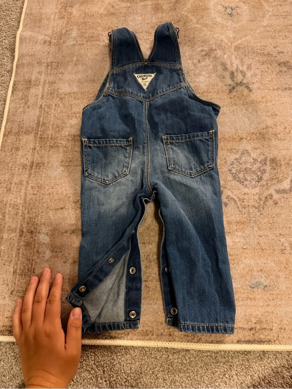 OshKosh B'gosh Classic Dark Blue Denim Overalls